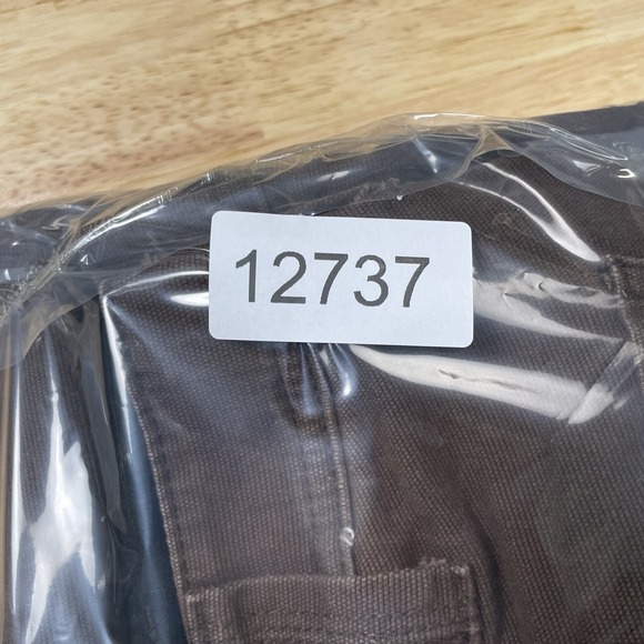 CAT Working Pants Mens 32x31* Brown Workwear Canvas Y2K Skate Caterpillar Street - Picture 11 of 12